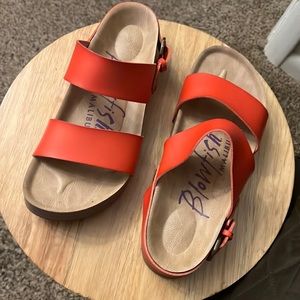 Red Blowfish sandals